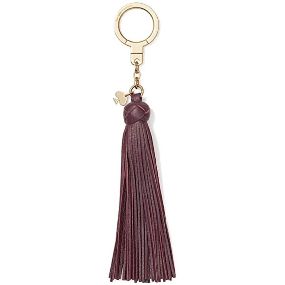 Kate Spade Leather Tassel Keychain